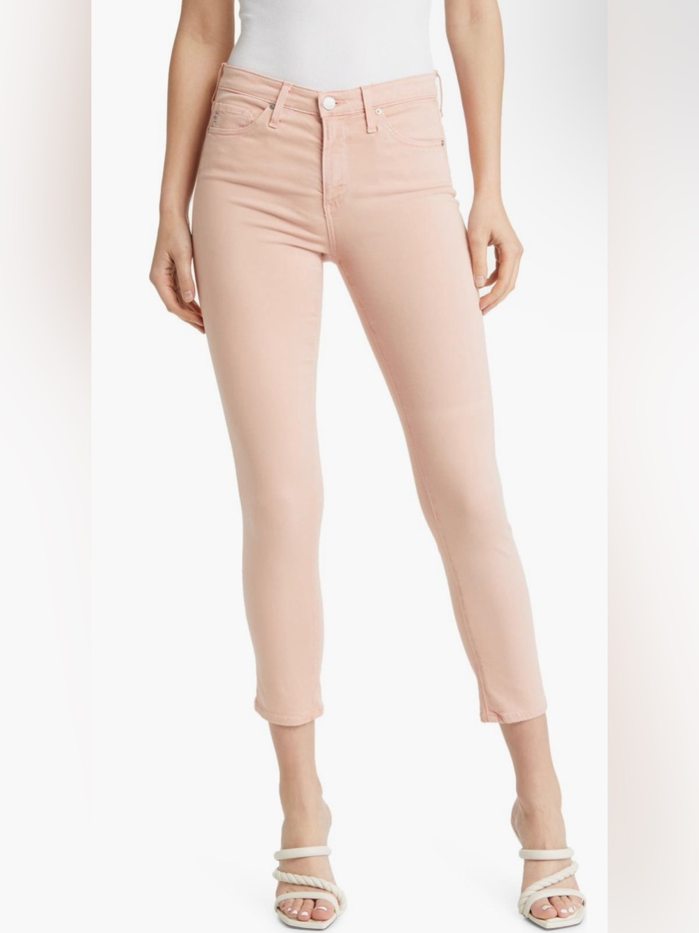 AG The Prima Mid Rise Crop Cigarette Jeans